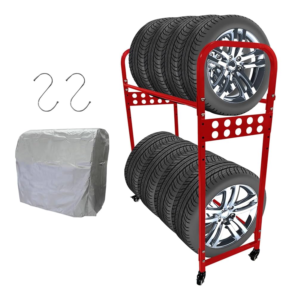 Amazon.co.jp: 【頑丈で耐久性が高い】 SKK タイヤラック カバー